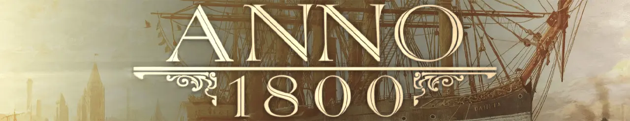 Anno 1800 game start screen