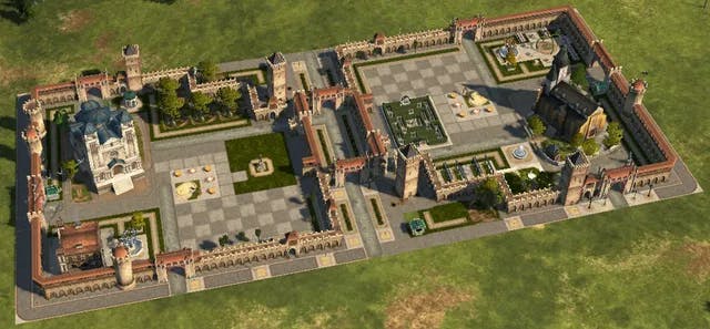 Abbey with Town Hall Cosmetic DLC Old Town